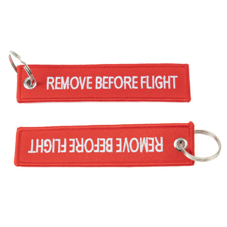 Ключодържатели RACES Jet tag keychain - REMOVE BEFORE FLIGHT Red | race-shop.bg