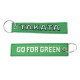 RACES Jet tag keychain - TAKATA GO FOR GREEN Green