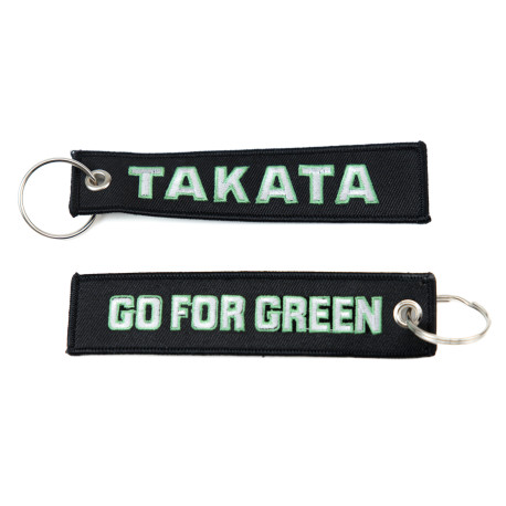 Ключодържатели RACES Jet tag keychain - TAKATA GO FOR GREEN Black | race-shop.bg