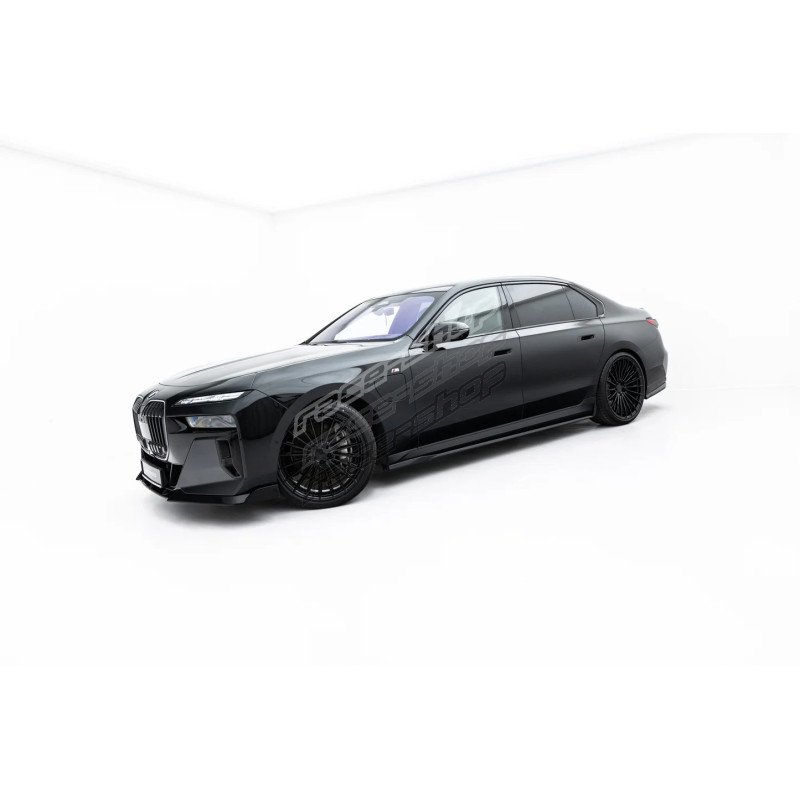 Side Skirts Diffusers V.2 BMW 740d xDrive M-pack / 740i xDrive M-Pack ...