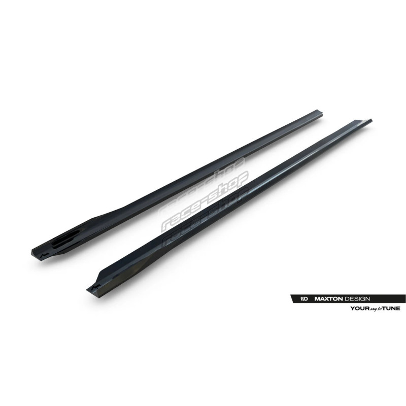 Side Skirts Diffusers V.2 BMW 740d xDrive M-pack / 740i xDrive M-Pack ...