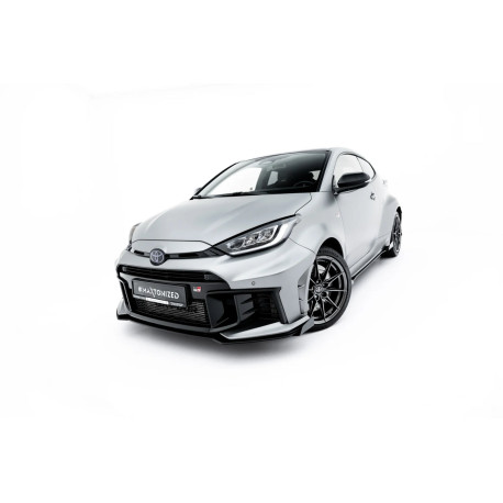 Бодикит и визуални аксесоари Street Pro Front Splitter + Flaps Toyota GR Yaris Mk4 Facelift (black) | race-shop.bg