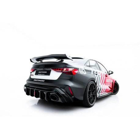 Бодикит и визуални аксесоари MAXTON DESIGN заден дифузьор за Audi RS3 Sedan 8Y Facelift (Version with LED light) | race-shop.bg
