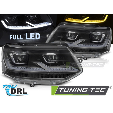Осветление Предни фарове FULL LED за VW T5.1 10-15 (хром DRL) | race-shop.bg