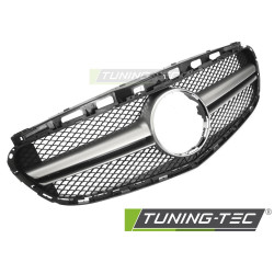 Grille for MERCEDES W212 / S212 13-16 (Black Silver)