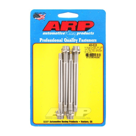 Части за двигателя ARP Stainless Steel 12-Point Water Pump Pulley Stud with 2.750 inch Fan Spacer - 5/16-24 x 4.000 inch | race-shop.bg