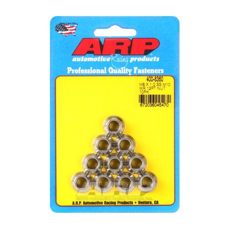 Части за двигателя ARP Stainless Steel 12-Point Nut Kit - M8 x 1.00 (M10 Wrench) | race-shop.bg