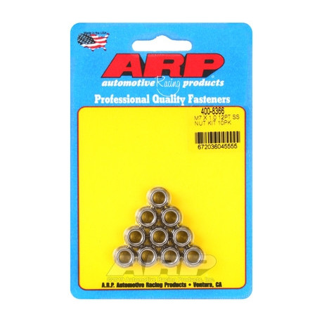 Части за двигателя ARP Stainless Steel 12-Point Nut Kit - M7 x 1.00 (M9 Wrench Size) | race-shop.bg