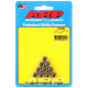 Части за двигателя ARP Stainless Steel M6 x 1.00 12-Point Nut Kit (M8 Wrenching) | race-shop.bg