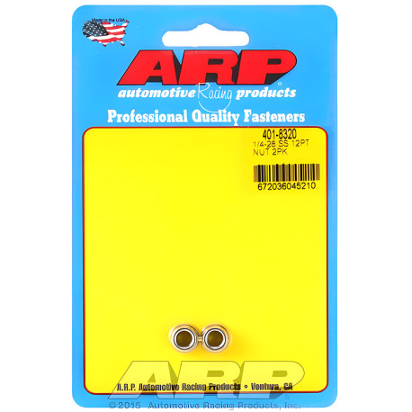 Части за двигателя ARP гайки (неръждаеми, 12-стенна глава), 1/4-20, V2 | race-shop.bg