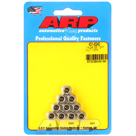 Части за двигателя ARP гайки (неръждаеми, 12-стенна глава), 1/4-20, V3 | race-shop.bg