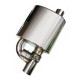 Universal valve mufflers RACES Средно гърне с изпускателна клапа SS201 - 63mm (2.50") | race-shop.bg