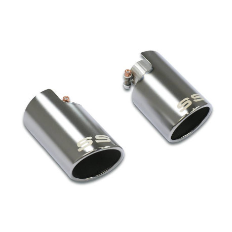 Изпускателни системи SUPERSPRINT Supersprint Endpipe kit Right O100 - Left O100 "Gun Metal Grey" 500 ABARTH 1.4T Coupè / Cabrio 08-15 | race-shop.bg