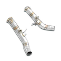 Supersprint Downpipe right - left (Replaces catalytic converter) ALFA ROMEO GIULIA QUADRIFOGLIO 2.9i V6 Bi-Turbo 16-19