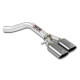 Изпускателни системи SUPERSPRINT Supersprint Rear pipe Right 100x75 "Gun Metal Grey" (Muffler delete) AUDI A6 C7 4G (Sedan + Avant) 2.0 TFSI 11-12 | race-shop.bg
