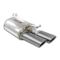 Supersprint Rear exhaust Left 100x75 "Gun Metal Grey" AUDI A6 C7 4G 1.8 TFSI 15-18