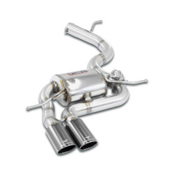 Supersprint Rear exhaust 90x70 "Gun Metal Grey" with valve AUDI S3 8P Sportback QUATTRO 2.0 TFSI 08+ (with valve)