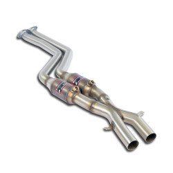 Supersprint Front exhaust with Metallic catalytic right + left BMW E46 320i (Sedan - Touring) 97-01