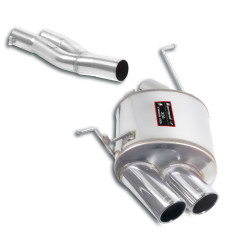 Supersprint Connecting pipe + rear exhaust OO 80 "Power Loop" BMW E46 Compact - All models (For M54 3.0L engine conversion)