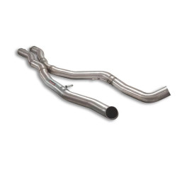 Supersprint Centre "X-Pipe" + connecting pipes kit Right - Left BMW E90 Sedan (S85 M5 - 5.0i V10 engine conversion)