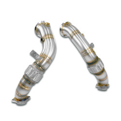 Supersprint Turbo downpipe kit Right - Left (Replaces catalytic converter) BMW F07 GT 550i V8 10-12