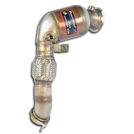 Изпускателни системи SUPERSPRINT Supersprint Turbo downpipe kit + Metallic catalytic Right BMW G30 M550i LCi xDrive 21-24 (with valve) | race-shop.bg