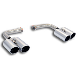 Supersprint Endpipe kit "Satin" Right OO90 - Left OO90 BMW F26 X4 35i xDrive 13+ 07/2014