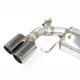 Изпускателни системи SUPERSPRINT Supersprint Rear exhaust Right "Gun Metal Grey" OO90 - Left OO90 with valve BMW G02 X4 M40i xDrive 17+ (with valve) | race-shop.bg