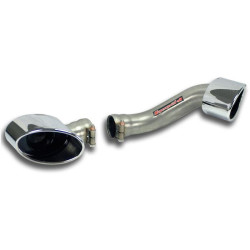 Supersprint Endpipe kit Right - Left 150x105 (For OEM rear bumper) BMW E71 X6 35iX xDrive Bi-Turbo 08-10