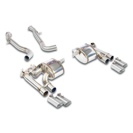 Изпускателни системи SUPERSPRINT Supersprint Rear Exhaust (For Stock end tips)With E.E.C. approval BMW F87 M2 Competition 18-21 (with valve) | race-shop.bg