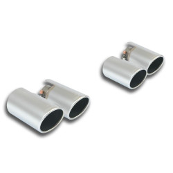 Supersprint Endpipe "Satin" kit OO90 Right - OO90 Left BMW F87 M2 Competition 18-21 (with valve)