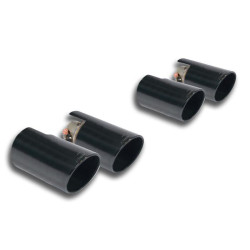 Supersprint Endpipe kit "Gun Metal Grey" OO90 Right - OO90 Left BMW F87 M2 Competition 18-21 (with valve)