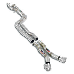 Supersprint J-Pipe Race PackageDeletes the secondary catalytics + mid resonatorsAccepts the Std - Oem muffler BMW G87 M2 22-23