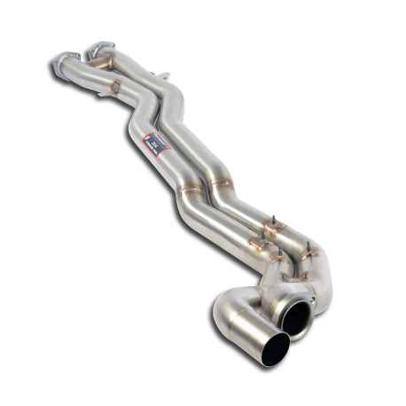 Изпускателни системи SUPERSPRINT Supersprint Centre exhaust Twin Pipe - non resonated BMW E46 M3 3.2i Coupé/Cabrio (Euro) 00-06 (Race - 2 x Ø63,5mm) | race-shop.bg