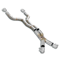 Supersprint X-Pipe packageDeletes the Stock resonatorsCalifornia emission compliant Mid section BMW G80 M3 / G80 M3 xDrive 21+