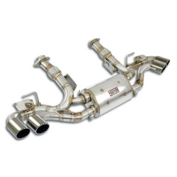 Supersprint Rear exhaust right - left with valve, 4 endpipes OO 100 CORVETTE C8 Stingray Coupè / Convertible LT2 6.2L 20+