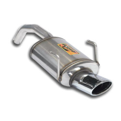 Supersprint Rear exhaust 120x80 STEEL 409 FIAT 500 1.4i 16v "U.S. Model" 09+