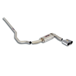 Supersprint Rear exhaust OO80 FIAT 500X 1.4T MultiAir 4x4 14-18