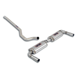 Supersprint Rear exhaust Right - Left FIAT 500X 1.4T MultiAir 4x4 14-18