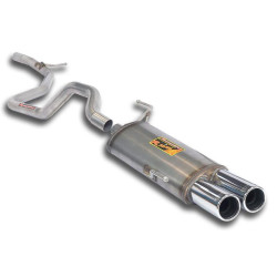 Supersprint Connecting pipe + rear exhaust OO76 STEEL 409 FIAT GRANDE PUNTO (tipo 199) 1.2i 8v 06-09