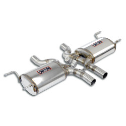 Supersprint Rear exhaust "Touring" right - left with dual valve JAGUAR F-Type Coupè / Convertible 14-19 (with valve)