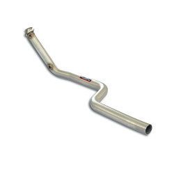 Supersprint Downpipe Right + front pipe (Deletes catalytic) MERCEDES C208 CLK 430 Coupè V8 97-02 (cat. with dual outlet)