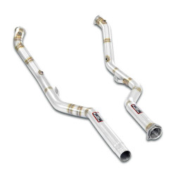 Supersprint Turbo downpipe kit + Front pipe right - left (Replaces OEM catalytic) MERCEDES W220 S 600 V12 Bi-turbo 03-04