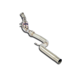 Supersprint Downpipe Right with Metallic catalytic converter MERCEDES C217 S 500 / S 550 4.7i V8 Bi-Turbo 14-17 (with valve)