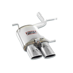 Supersprint Rear exhaust Left 120x80 MERCEDES R171 SLK 200 Kompressor 04-11