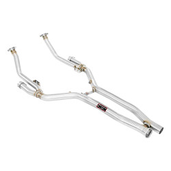 Supersprint Front pipe kit right - left (Deletes catalytics) MERCEDES W140 600 SE V12 91-92