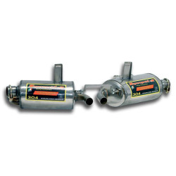 Supersprint Rear exhaust Right + Left "Power Loop" PORSCHE 986 BOXSTER 2.5i 96-99