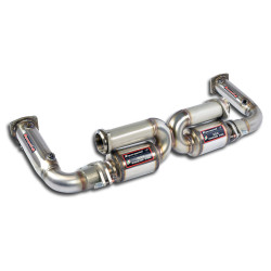 Supersprint Rear exhaust Right - Left "Race" (Replaces catalytic converter) PORSCHE 997 Turbo 3.6i 06-09