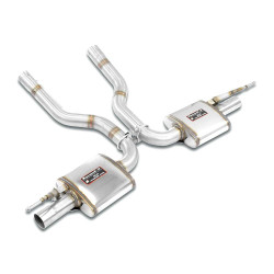 Supersprint Rear exhaust Right + Left "Racing" PORSCHE 955 CAYENNE Turbo 4.5i V8 03-06