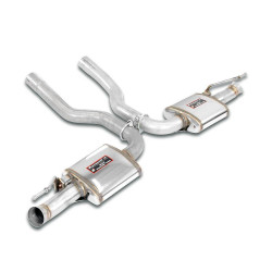 Supersprint Rear exhaust Right + Left "Racing" PORSCHE 957 CAYENNE Turbo 4.8i V8 07-10
